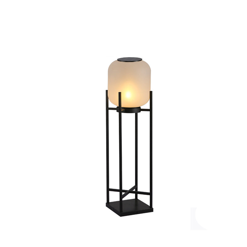 Solar Waterproof Cylinder Outdoor Floor Lamp