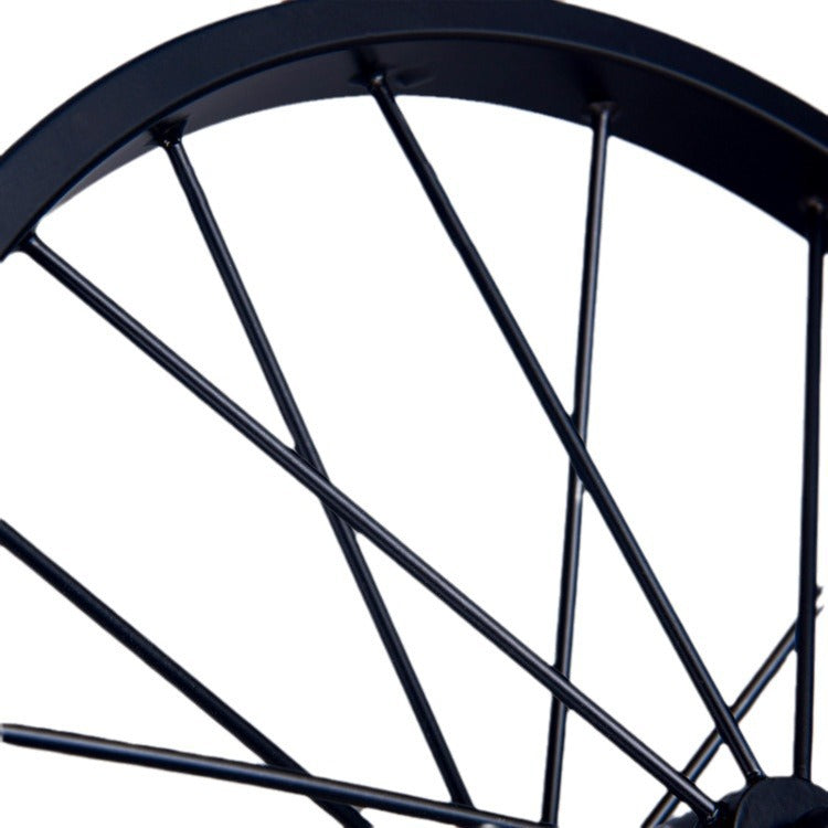 Industrial Iron Round Wheel 1-Light Wall Sconce Lamp