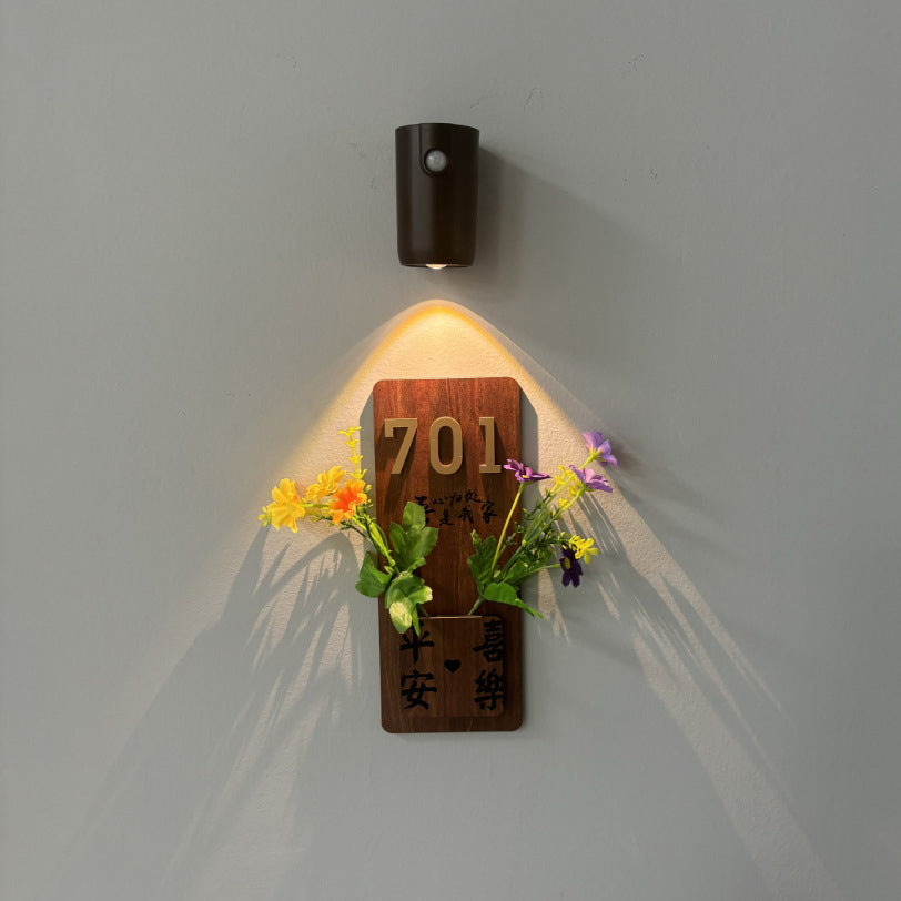 Rechargeable Magnetically Cylinder ABS LED Wall Sconce Lamp