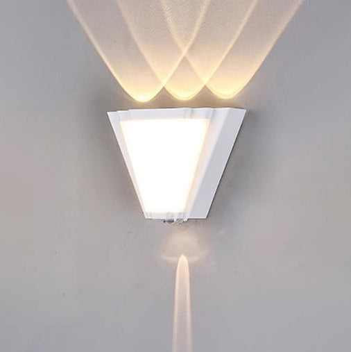 Simplicity Aluminum Acrylic Triangle LED Wall Sconce Lamp