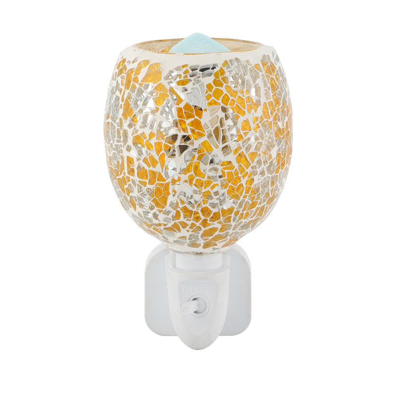 Boho Mosaic Cracked 1-Light Melting Wax Wall Sconce Lamp