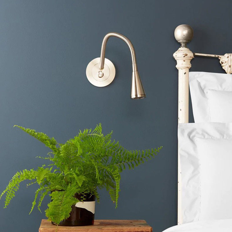 Mid-century Hose Adjustable Reading LED Wall Sconce Lamp