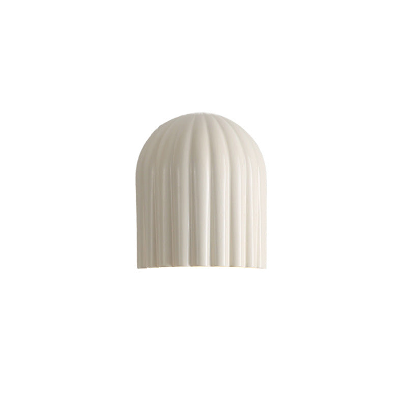 French Iron Resin Oval Striped 2-Light Wall Sconce Lamp