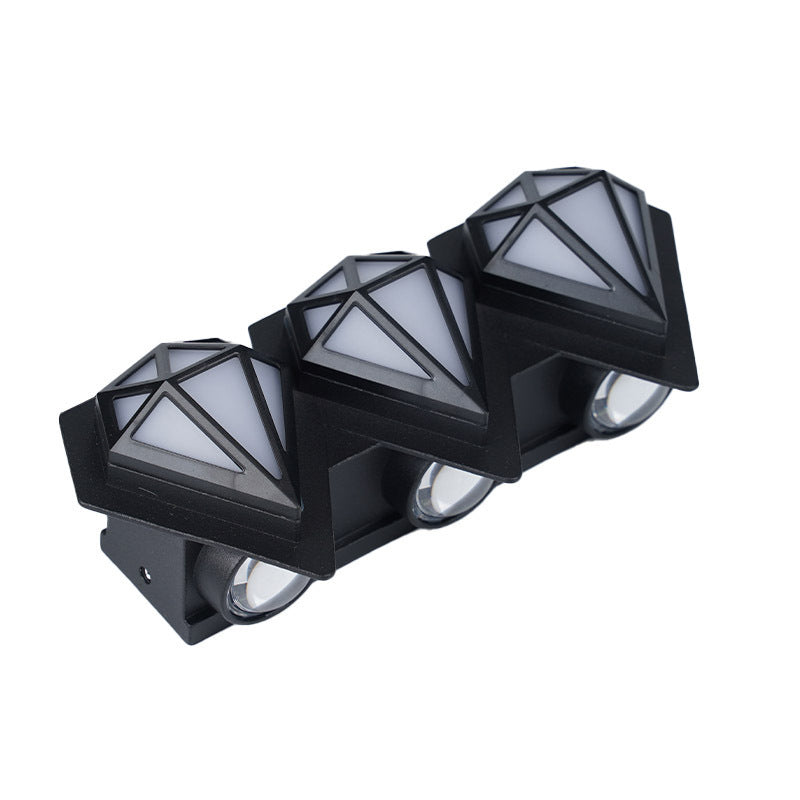 Waterproof Aluminum Acrylic Diamond LED Wall Sconce Lamp