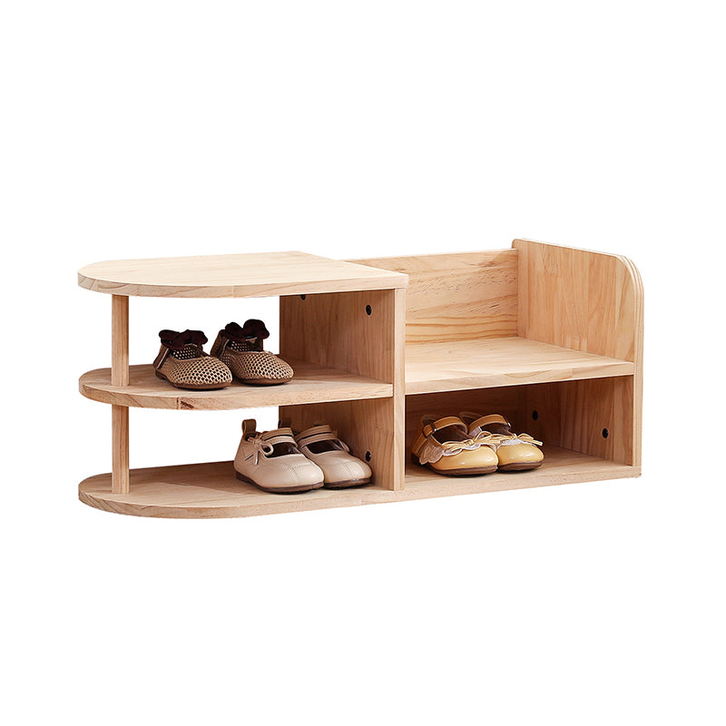 Traditional Wood Shoe Rack