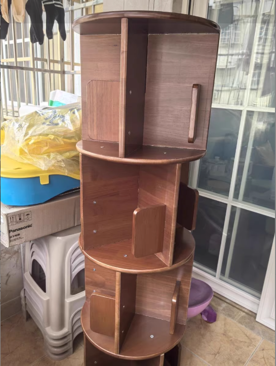 Modern Solid Wood Bookshelf