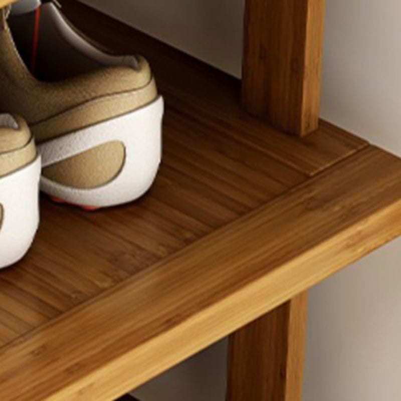 Modern Minimalist Bamboo Shoe Rack