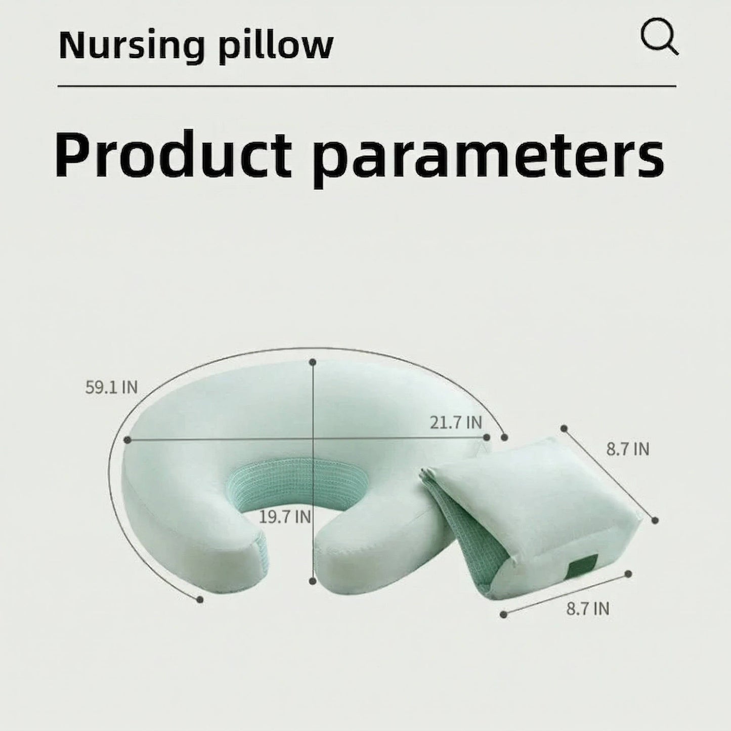 Comfortable Baby Nursing Pillow, Breastfeeding Support