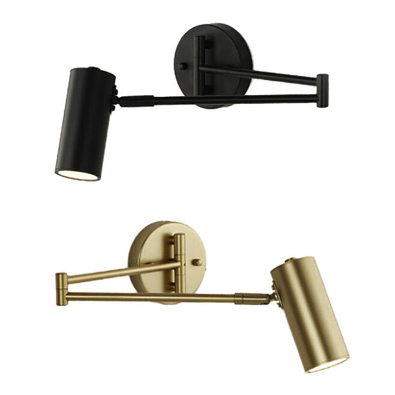 Folding Long Pole Rocker 1-Light Wall Sconce Lamp