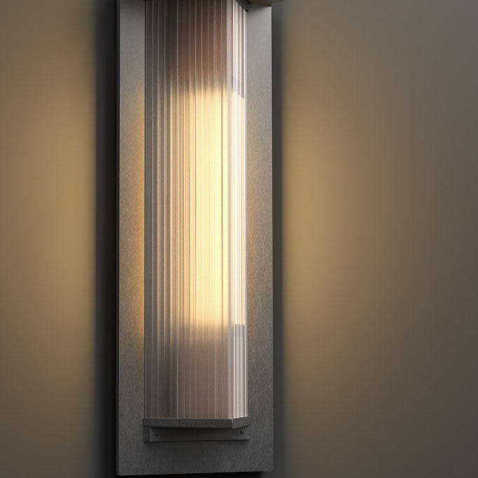 Aluminum Glass Outdoor Waterproof Wall Sconce Lamp