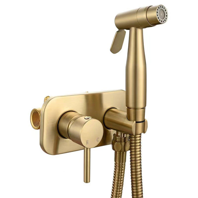 Brass Bidet Sprayer with Hot & Cold Water Control
