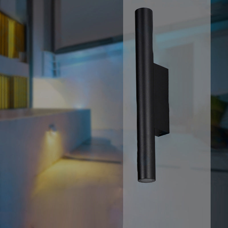 Long Tempered Glass LED Waterproof Wall Sconce Lamp