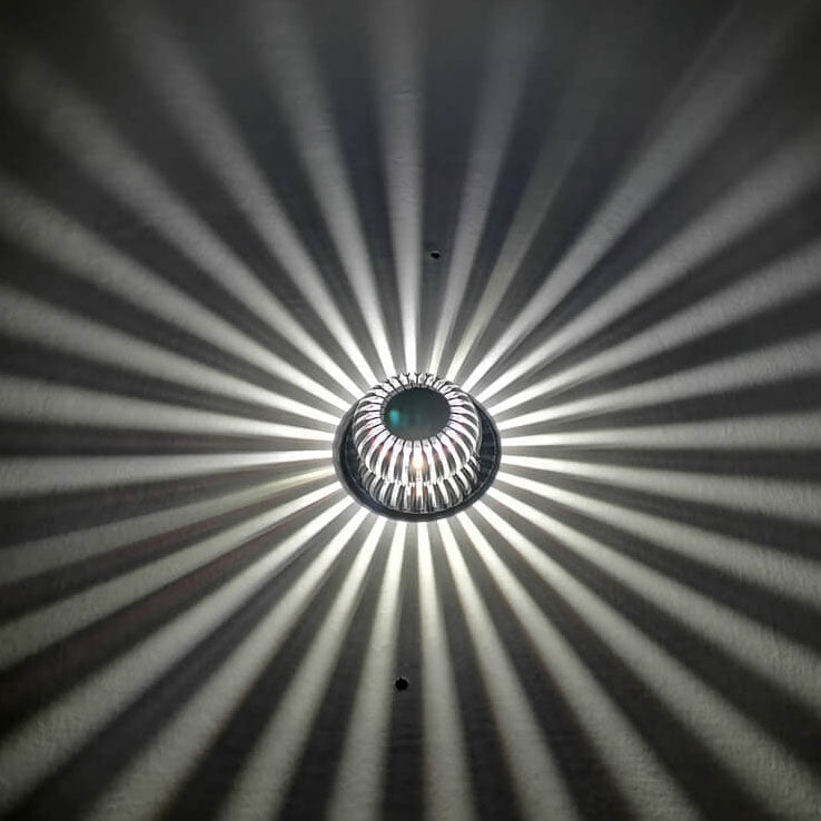 Round Bird's nest Aluminum Colorful LED Wall Sconce Lamp