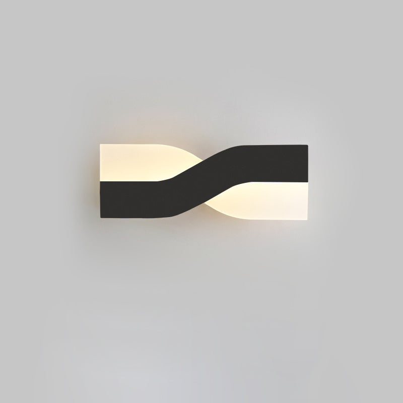 Creative Rotatable Funnel Iron Acrylic LED Wall Sconce Lamp