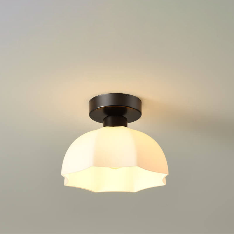 Modern Glass Flower Ceiling Light