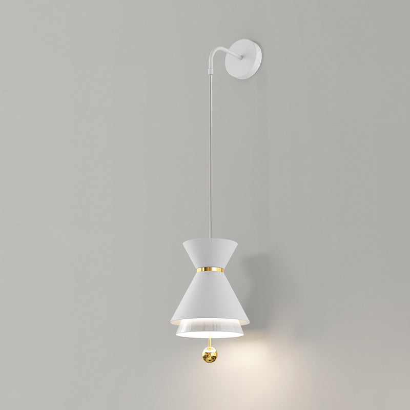 Scandinavian Bell Iron Aluminum LED Wall Sconce Lamp