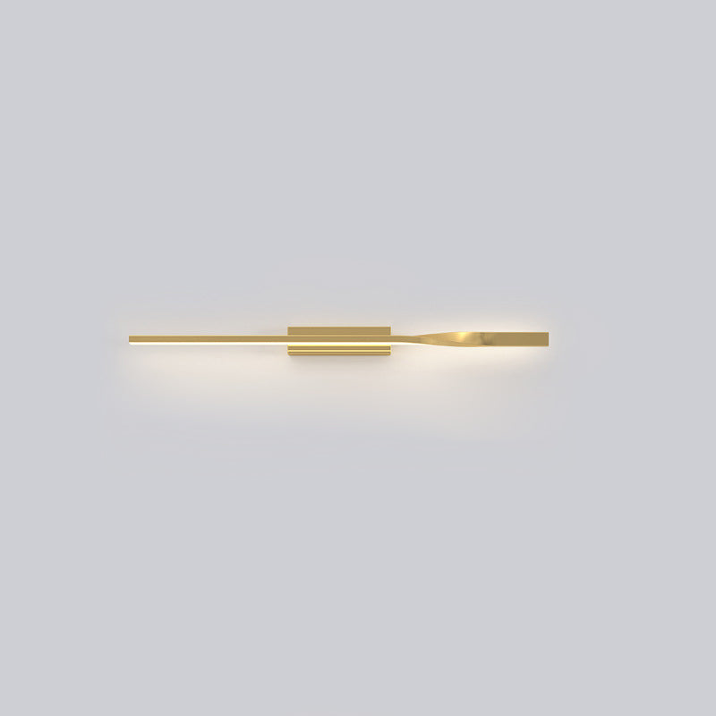 Aluminum Straight Line Silicone LED Wall Sconce Lamp