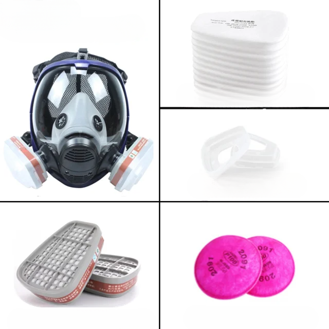 Full Face Respirator Mask with Visor