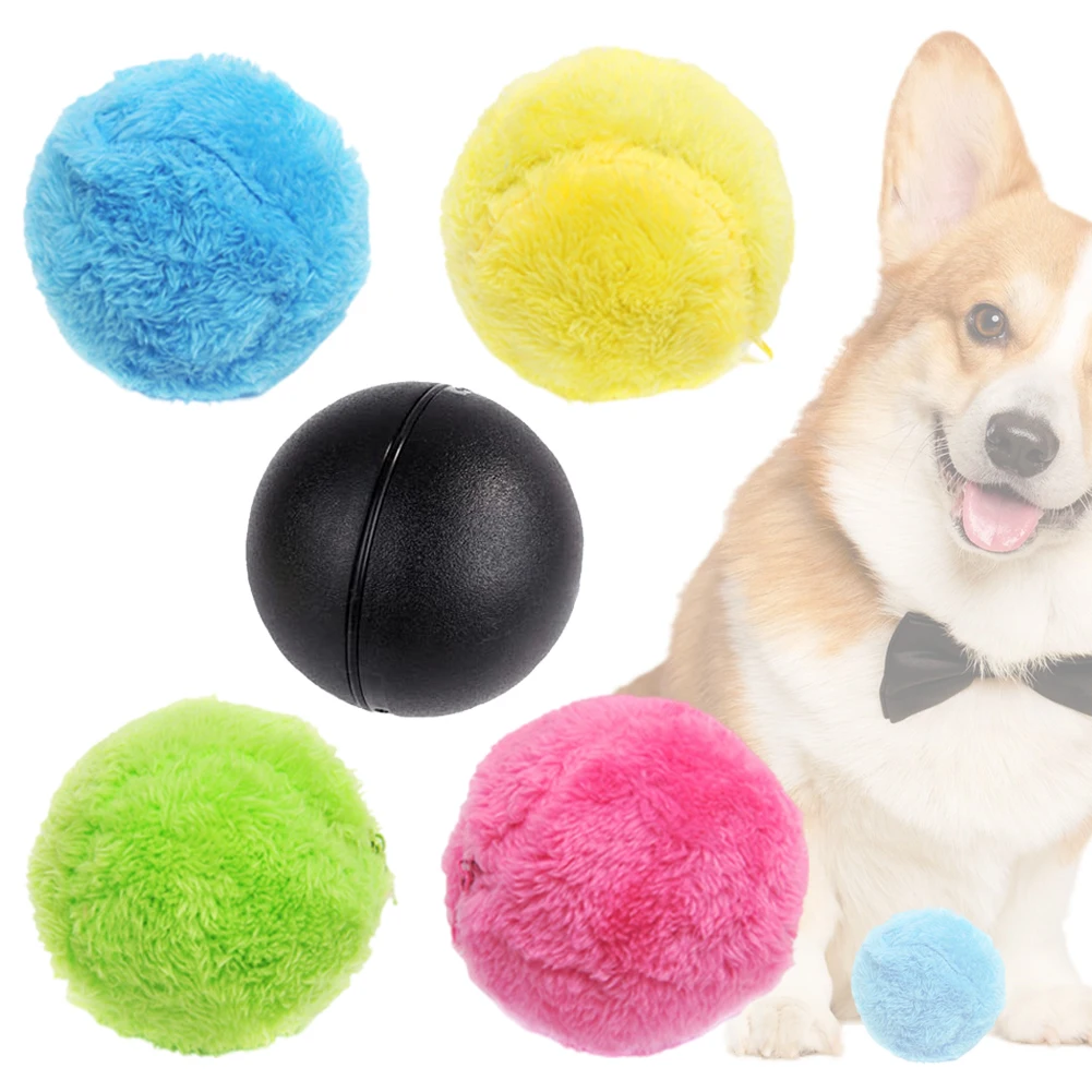 Interactive Dog Toy Ball with Random Rolling Action