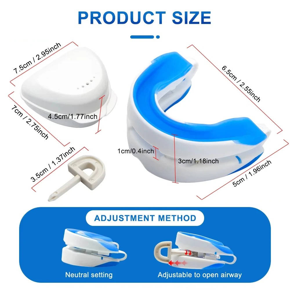 Adjustable Anti-Snoring Mouthpiece, Moldable Fit