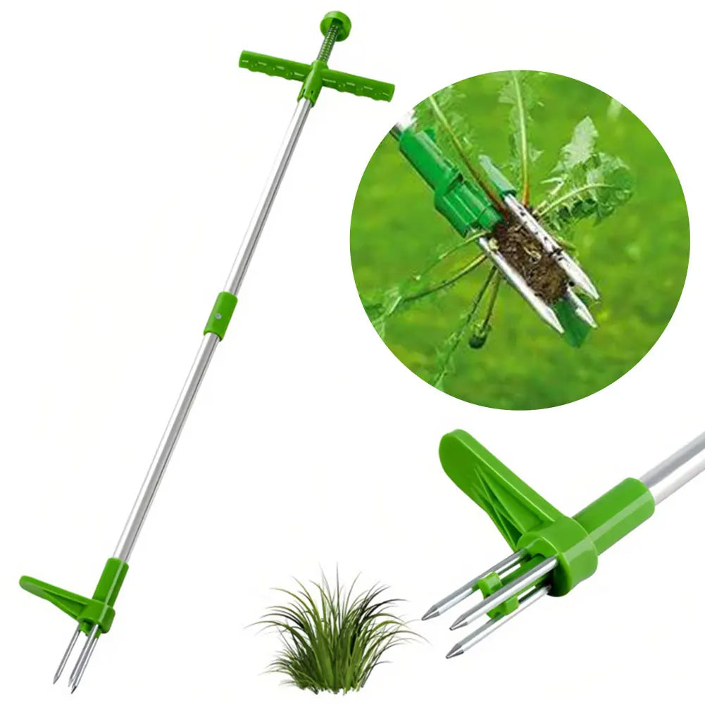 Long Handle Stand-Up Weed Puller Tool