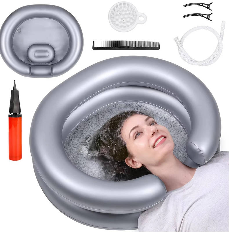 Inflatable Shampoo Basin with Neck Support