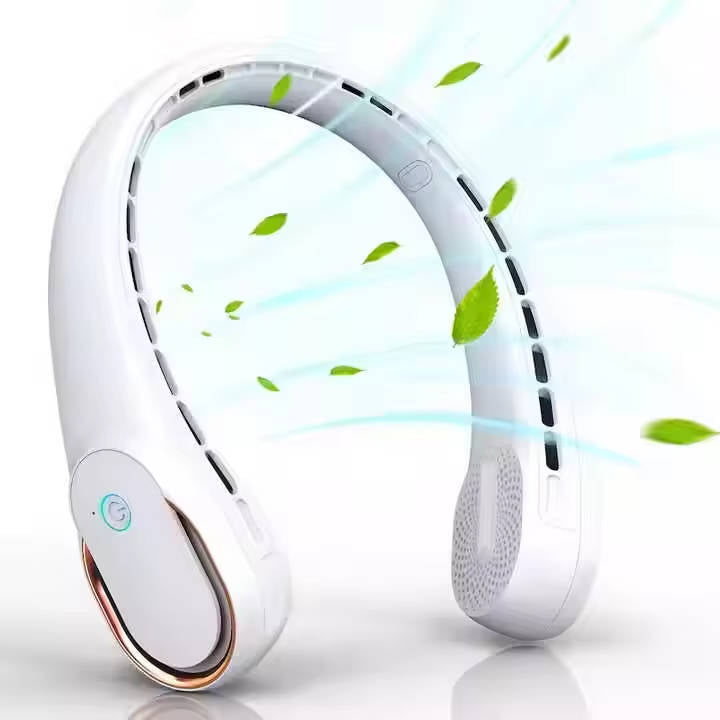 Portable Neck Fan, Hands-Free Bladeless Wearable