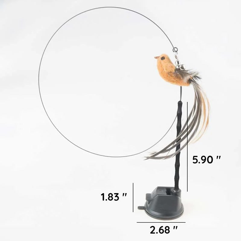 Bird Simulation Interactive Cat Toy Set