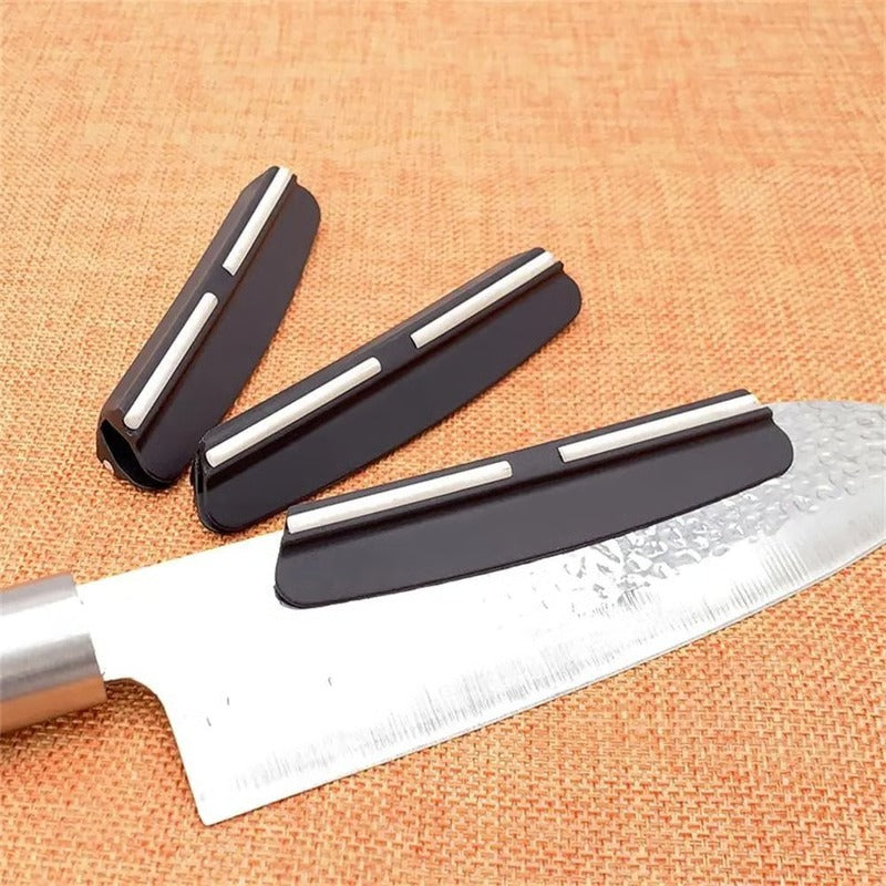 Fixed Angle Knife Sharpening Guide with Whetstone
