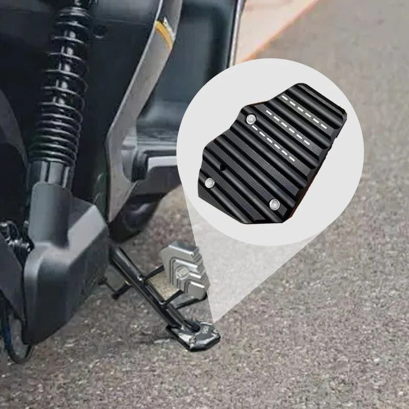 Motorcycle Kickstand Extension Pad for Stable Support