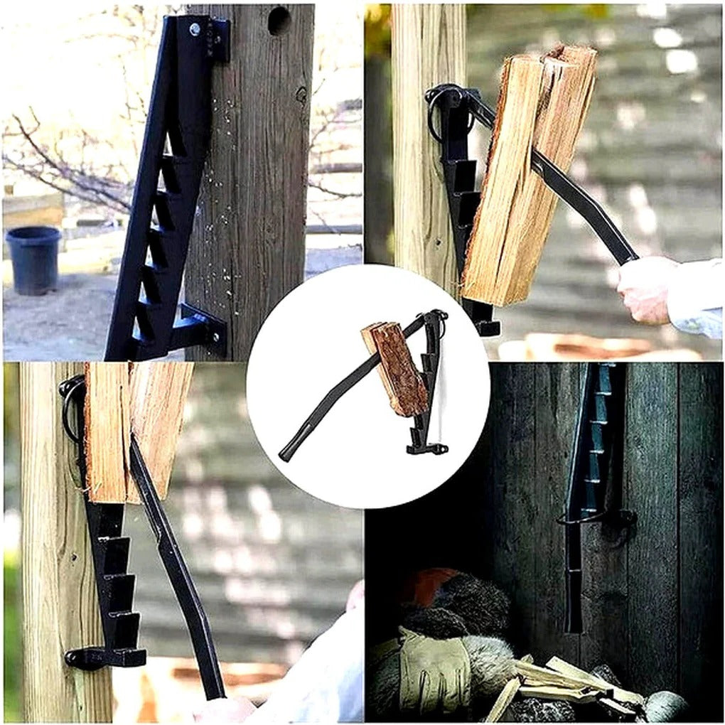 Wall Mounted Manual Firewood Log Splitter