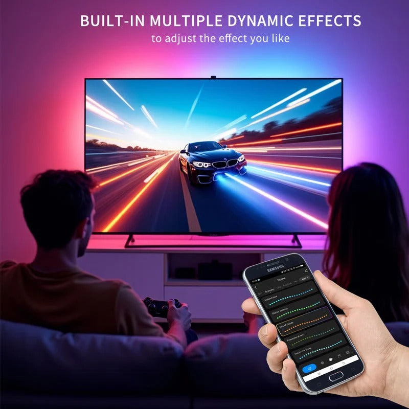 Bias Lighting LED Strip with Screen Sync & App