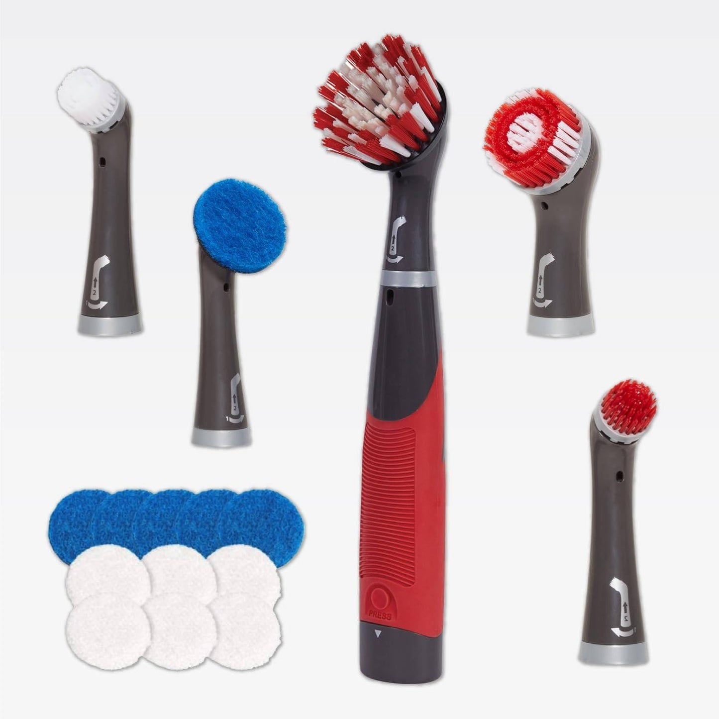 Electric Grout Cleaner Brush, 18 Piece Kit