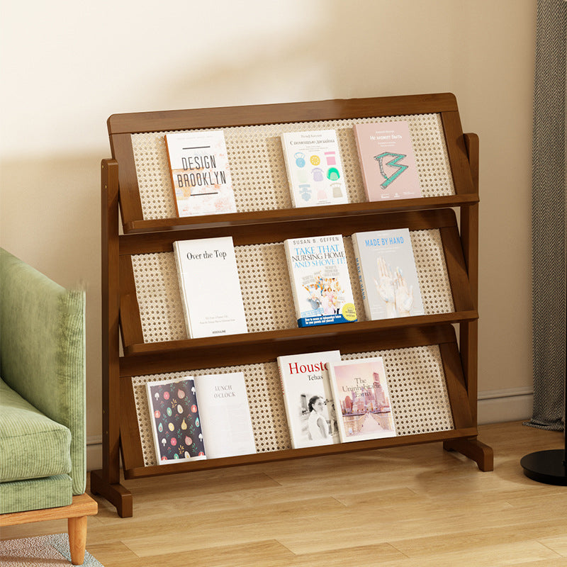 Contemporary Rattan Bookshelf