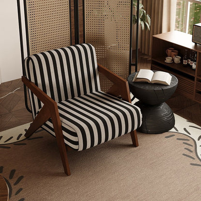 Traditional Solid Wood Accent Chair