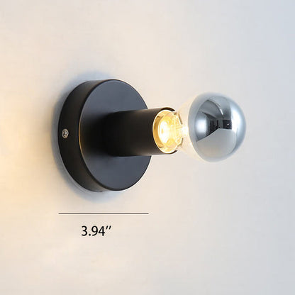 Iron Ceramic Base Ambient Light 1-Light Wall Sconce Lamp