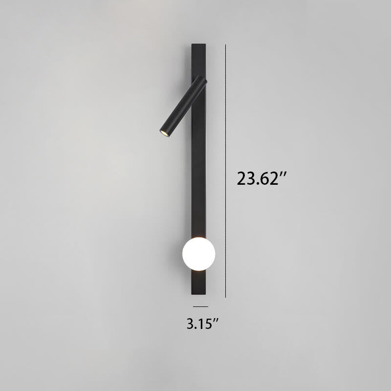 Industrial Aluminum Long Bar Rotatable LED Wall Sconce Lamp