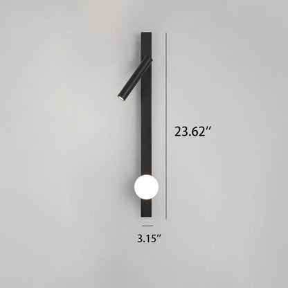 Industrial Aluminum Long Bar Rotatable LED Wall Sconce Lamp