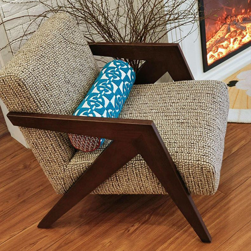 Traditional Solid Wood Accent Chair