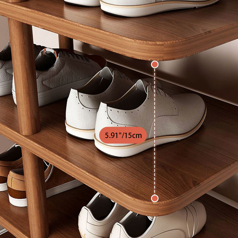 Modern Minimalist Wood Shoe Rack