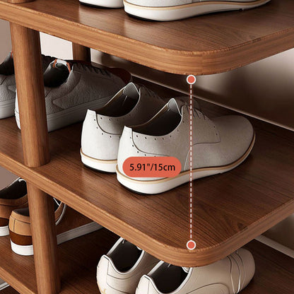 Modern Minimalist Wood Shoe Rack