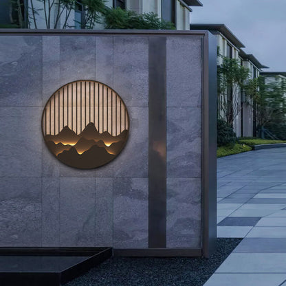 Chinese Steel PC LED Waterproof Outdoor Wall Sconce Light