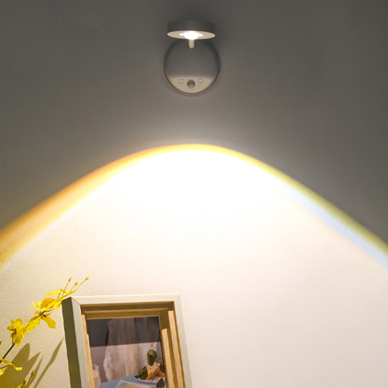 Simplicity LED Rechargeable Motion Sensor Wall Sconce Lamp