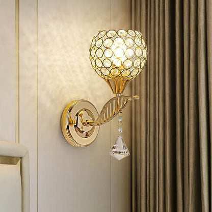 Creative Crystal Ball 1- Light Wall Sconce Lamp