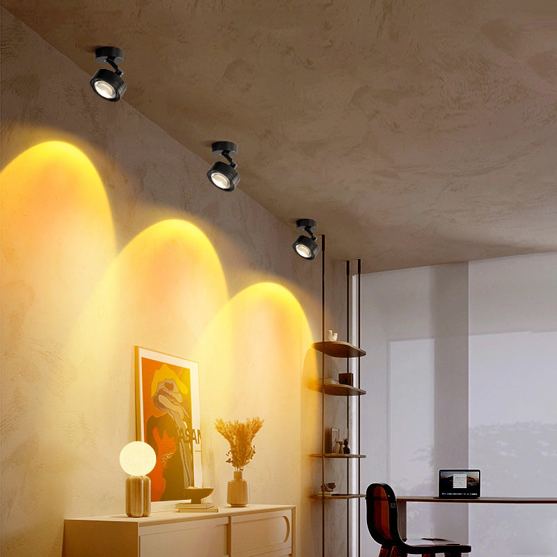 Industrial Aluminum Cylinder LED Spotlight Wall Sconce Lamp