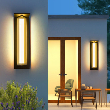 Simplicity Acrylic Shade LED Waterproof Wall Sconce Lamp