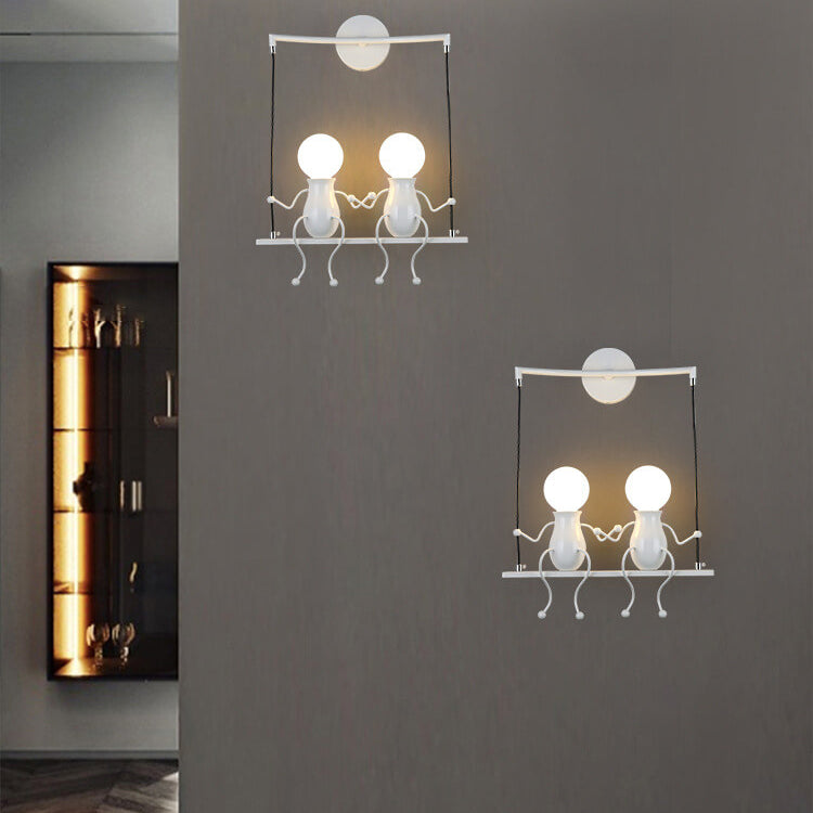 Creative Iron Children's Ball 2-Light Wall Sconce Lamp