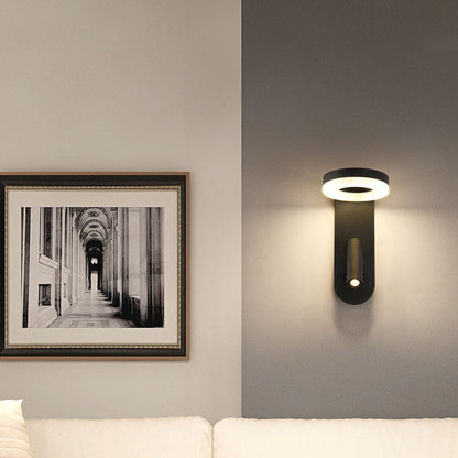 Solid Color Aluminum Iron Acrylic LED Wall Sconce Lamp