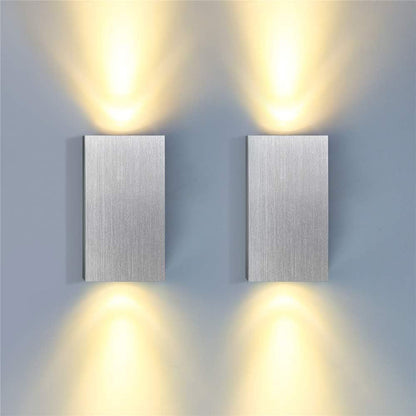 Simplicity Waterproof Aluminum Cubic LED Wall Sconce Lamp