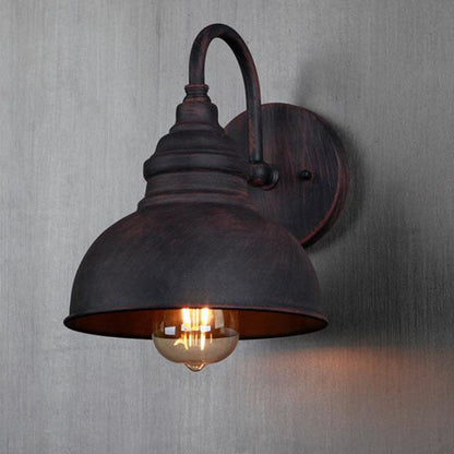 Aluminum Alloy Semicircle 1-Light Wall Sconce Lamp